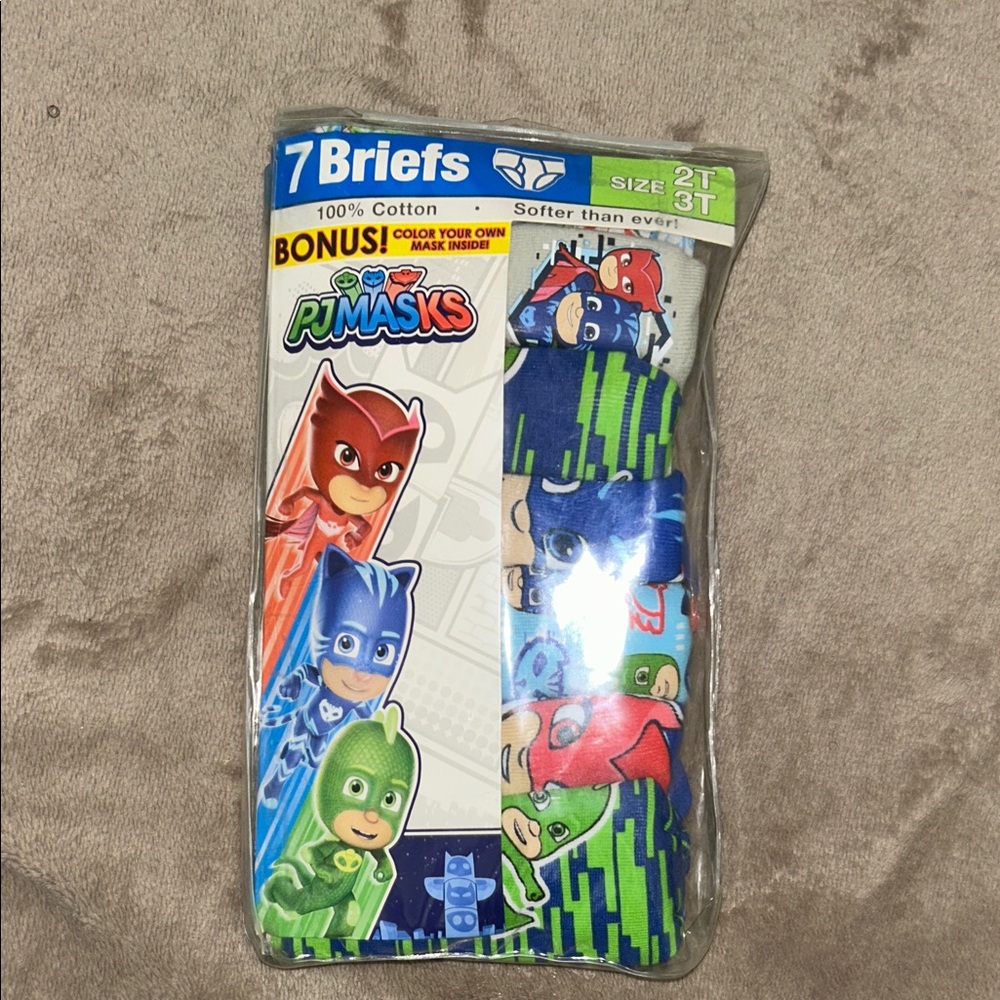 PJ Masks Boys' Briefs Set [2T/3T]